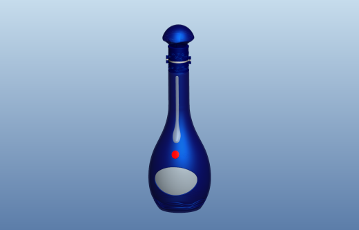 梦之蓝瓶子三维缩略图