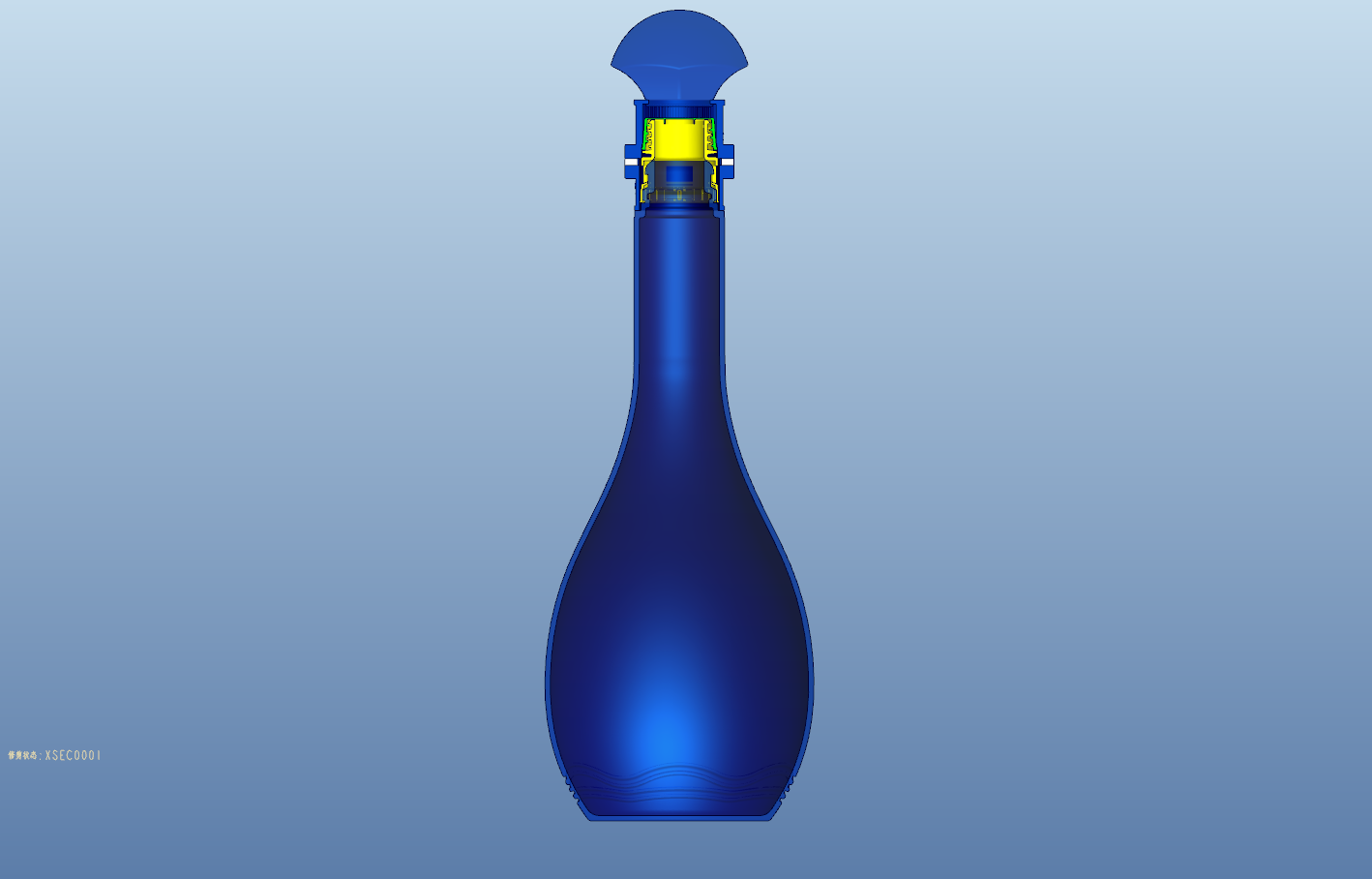 梦之蓝瓶子三维