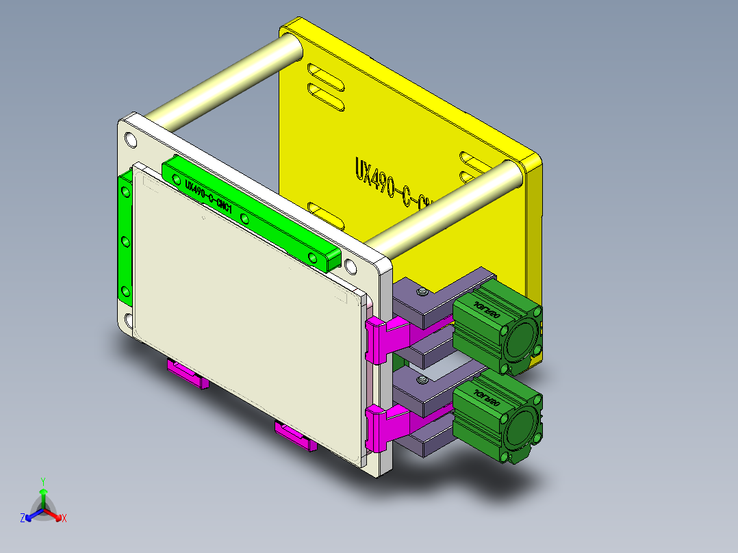 UX490-C-CNC1-0918正等轴测图