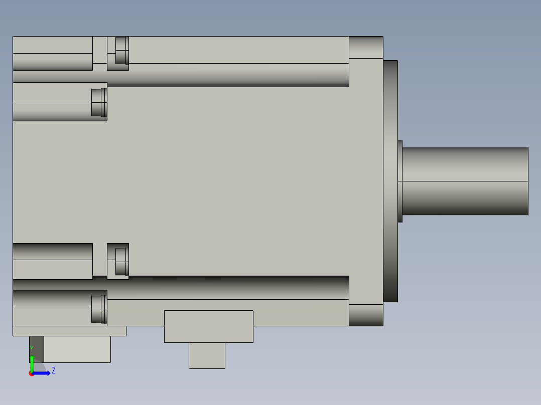 200W-hg-kr23_三菱电机左视图