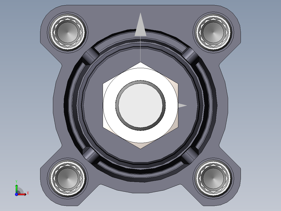 一些气动接头-仪表-传感器前视图