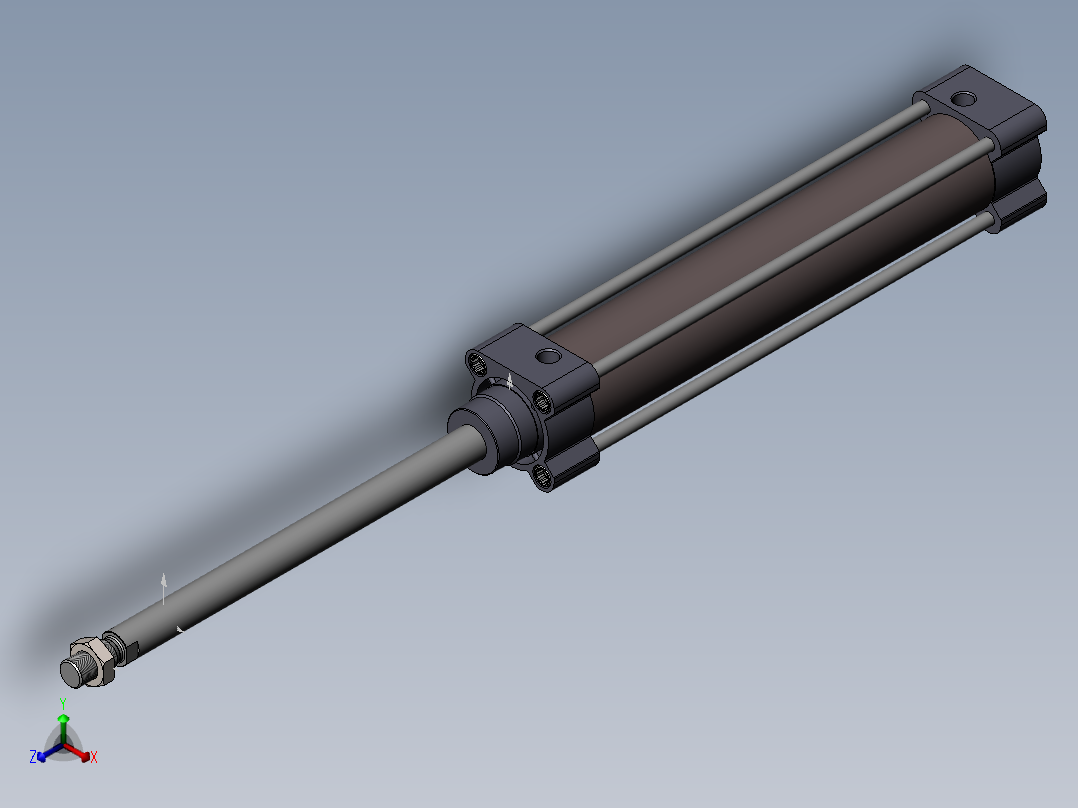 一些气动接头-仪表-传感器正等轴测图