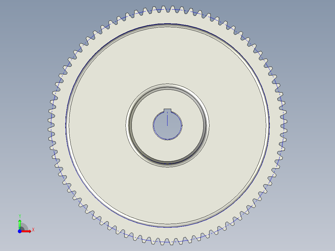 齿轮啮合 (83)前视图