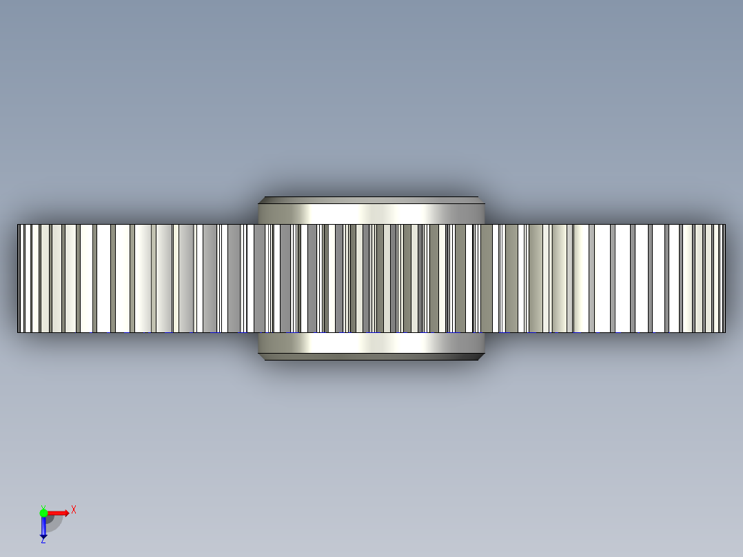 齿轮啮合 (83)俯视图