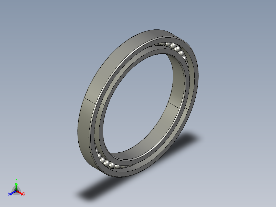深沟球轴承619-500主视图