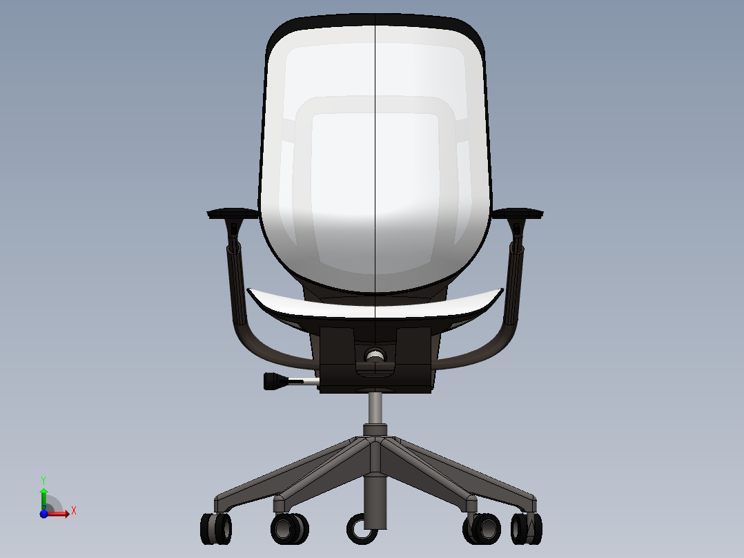 Steelcase 卡门前视图