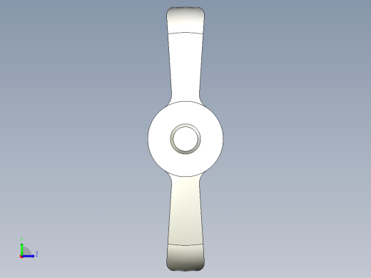 人體工學型把手(公牙)EWN.p-3D多系列多零件图纸模型左视缩略图