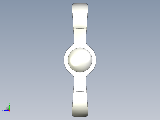 人體工學型把手(公牙)EWN.p-3D多系列多零件图纸模型右视缩略图