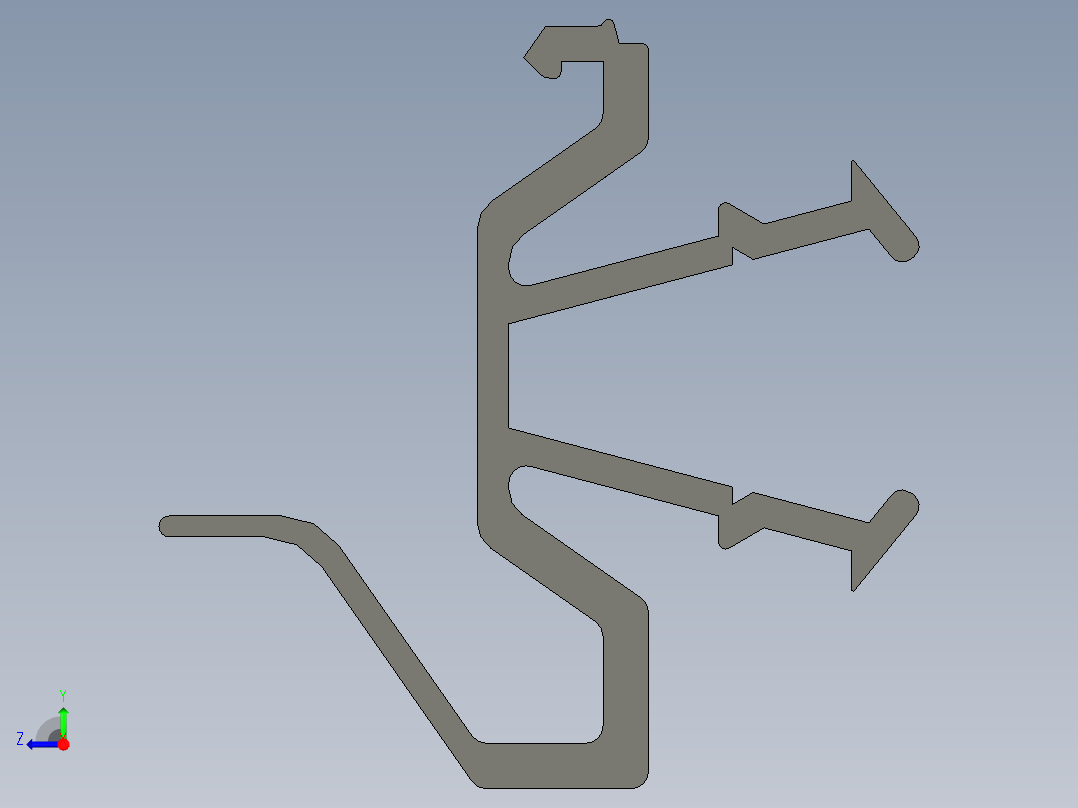 型材-BR PVC PROTECTIVE PANE PROFILE PART A 3842519565.STEP右视图