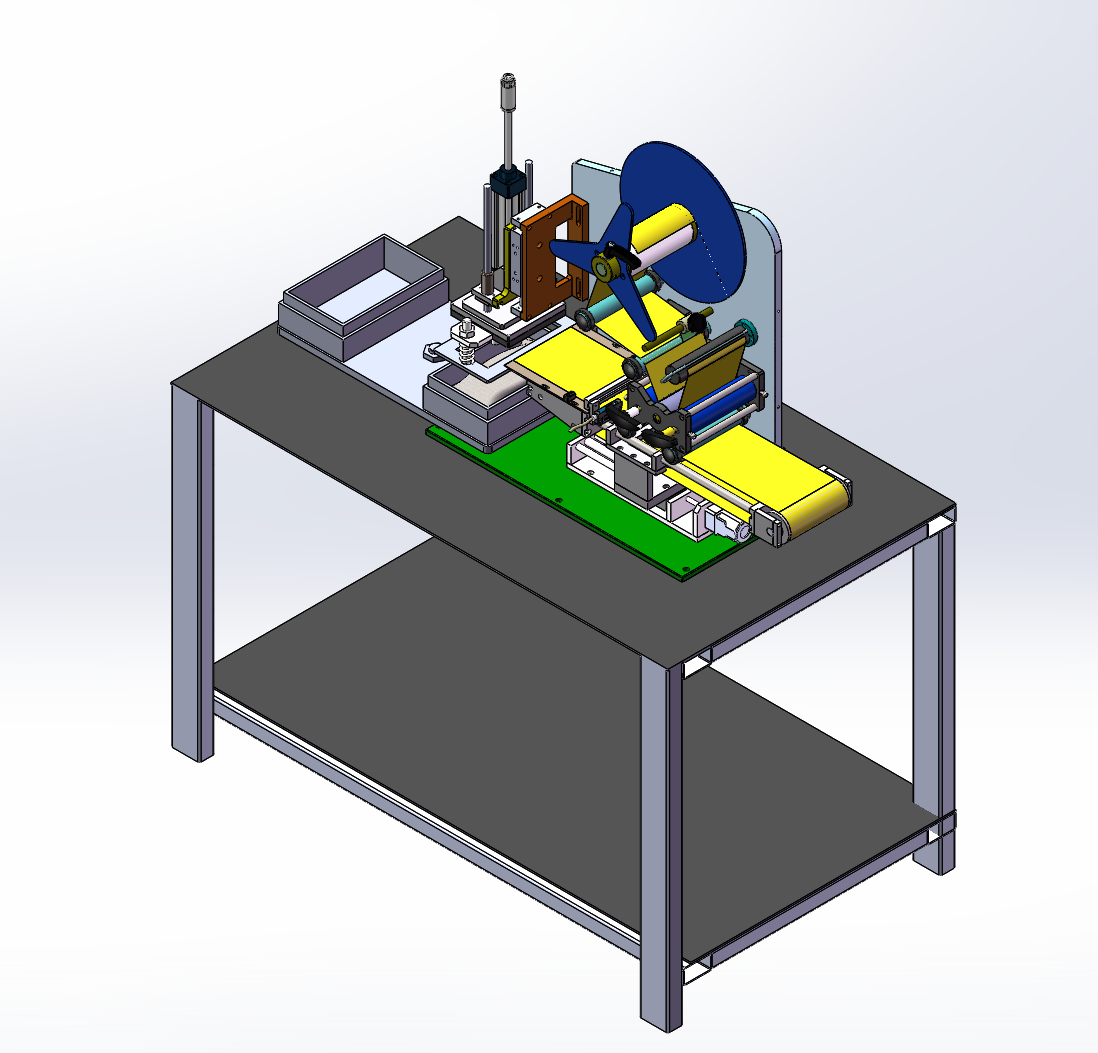 酱料包半自动贴标签机