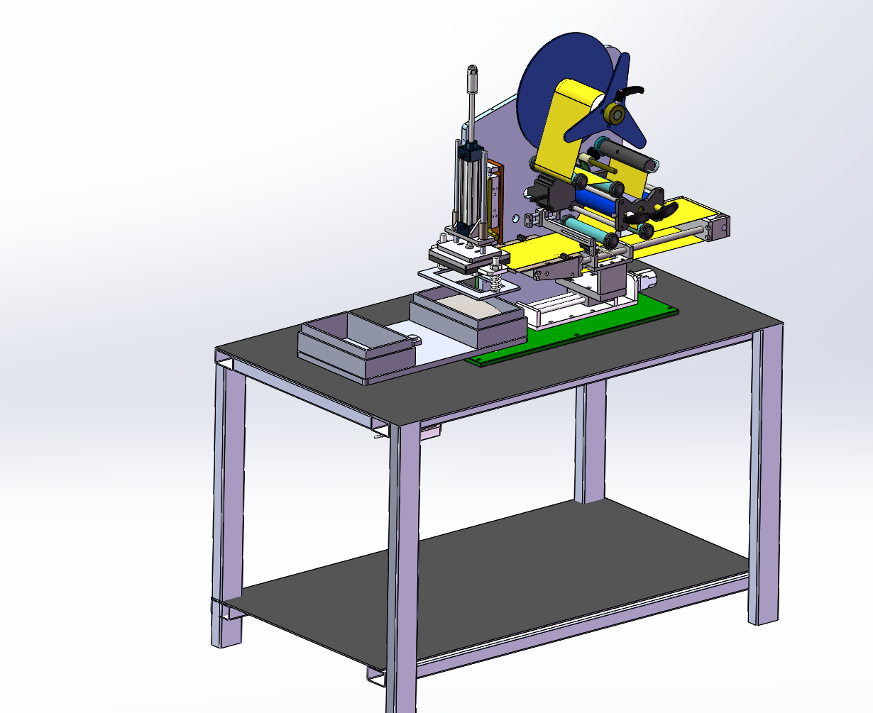 酱料包半自动贴标签机