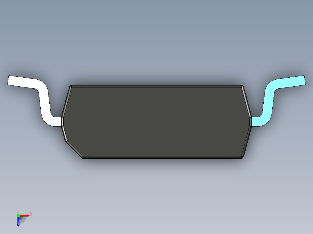 元器件3D封装SOIC839俯视图