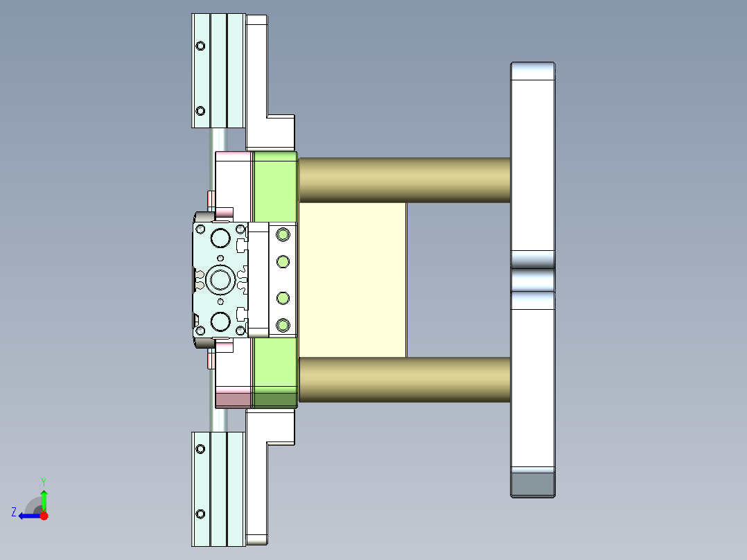 X3-B-CNC3笔记本CNC工装夹具三维模型-1009右视图