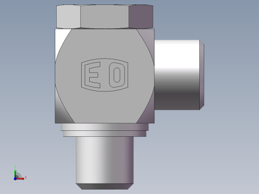 高压铰接式90度接头、1CI-16-B04前视缩略图