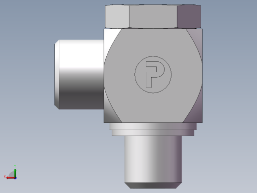 高压铰接式90度接头、1CI-16-B04后视缩略图