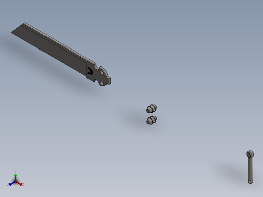 折叠刀、刀 (19)正等轴测缩略图