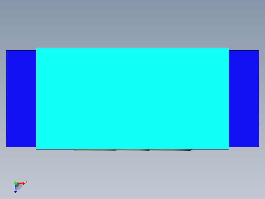 10通径液控单向阀俯视图