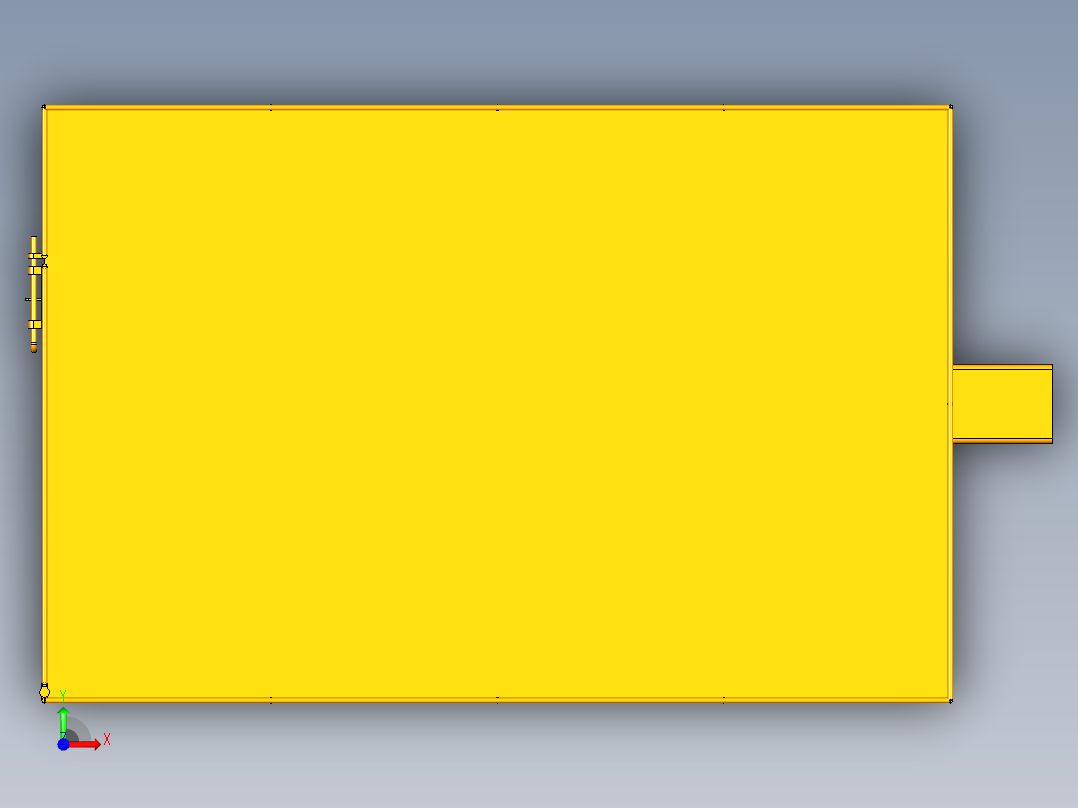 液压升降机前视图