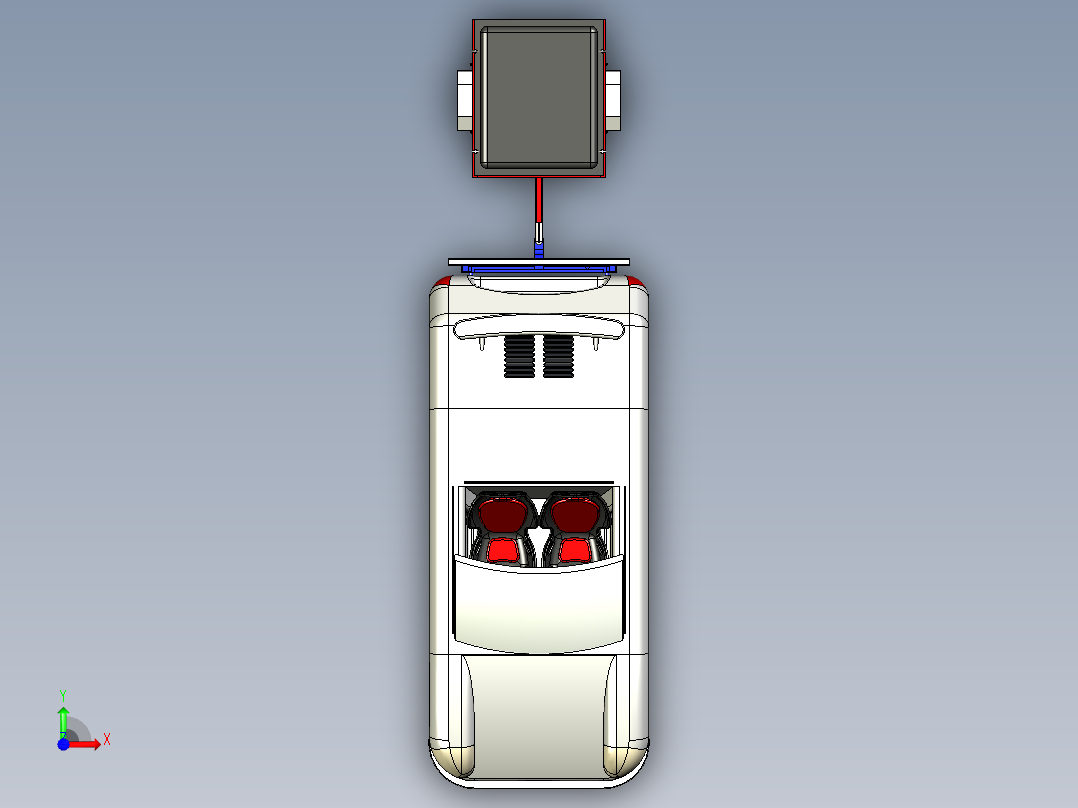 A2004364-猎鹰风洞模拟前视图
