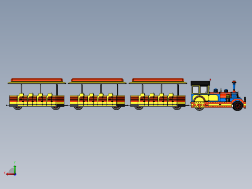 火车机车列车dotto-trains-1831-模型格式为 sw stp后视缩略图
