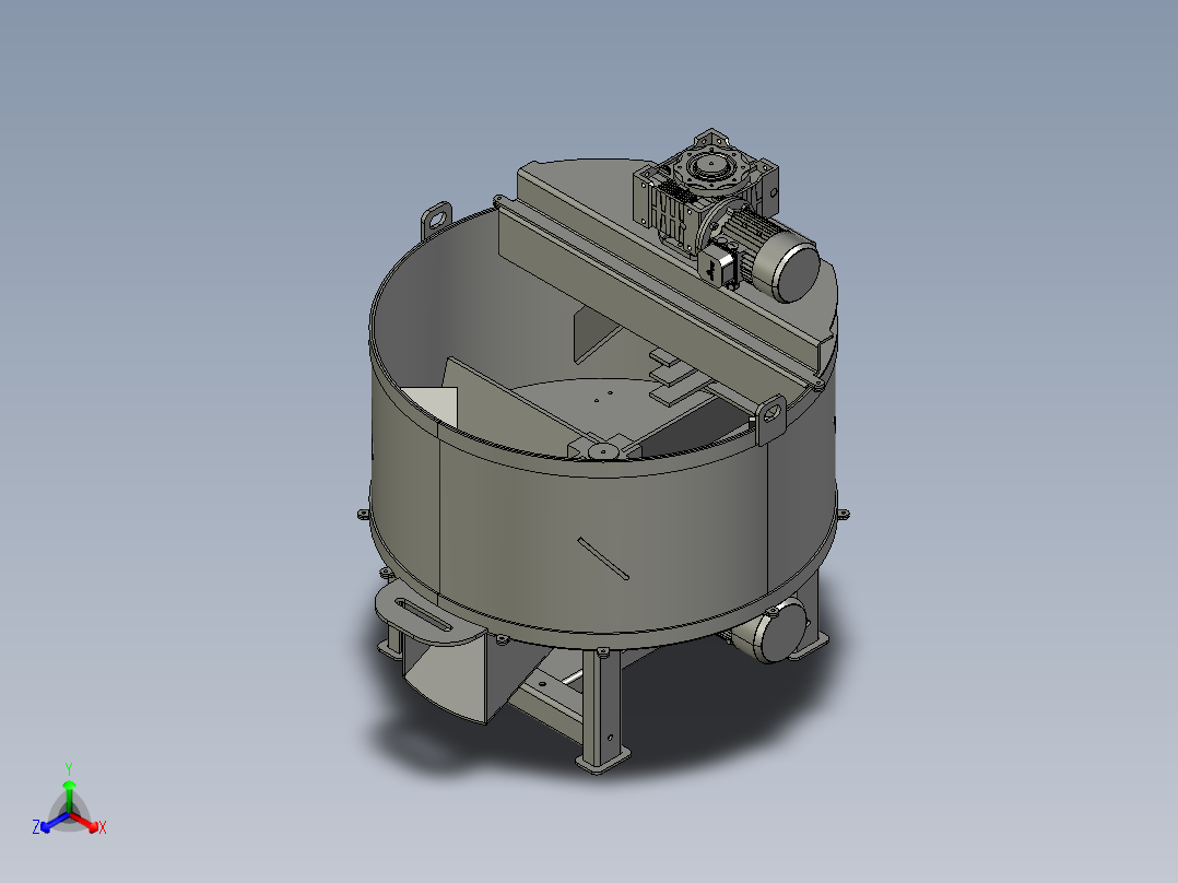 砂芯搅拌机罐体