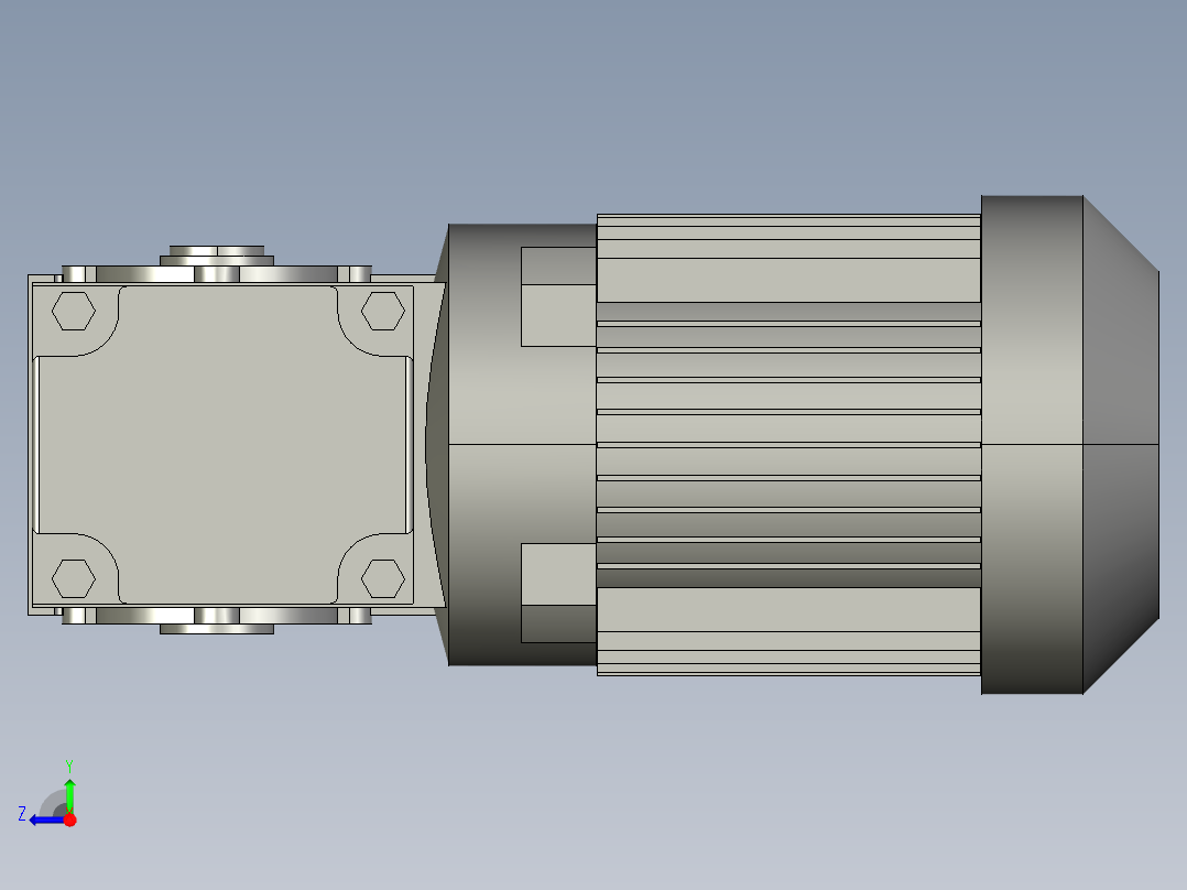 SEW电机 WA20DR63M4-A右视图
