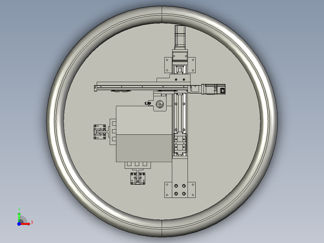 楼房3D打印模型展示前视图