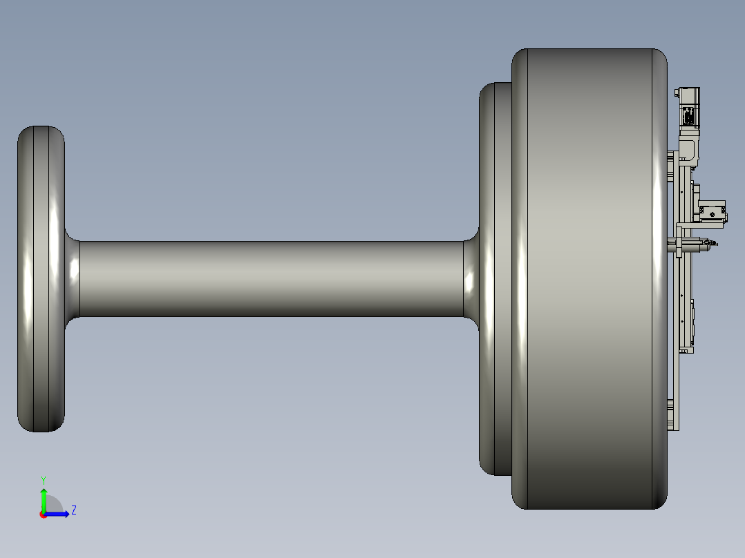 楼房3D打印模型展示左视图