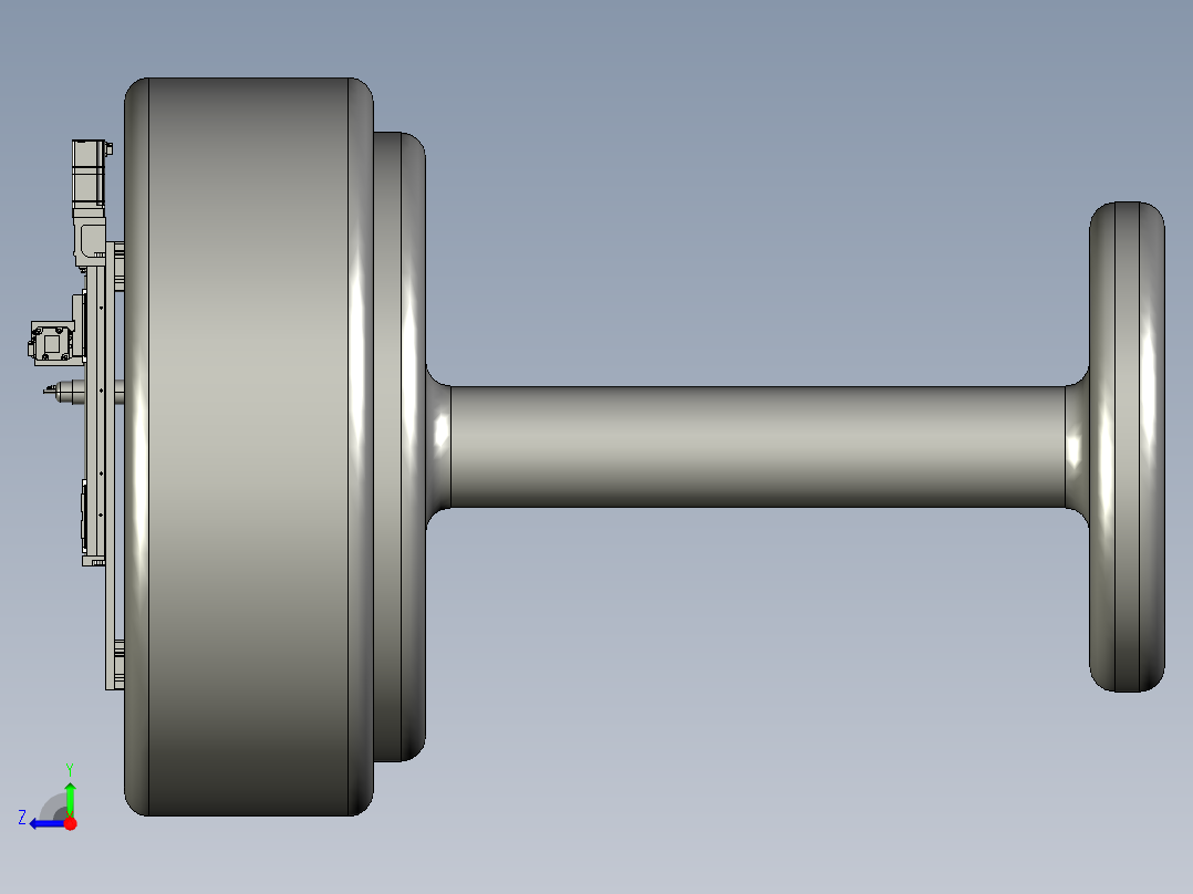 楼房3D打印模型展示右视图
