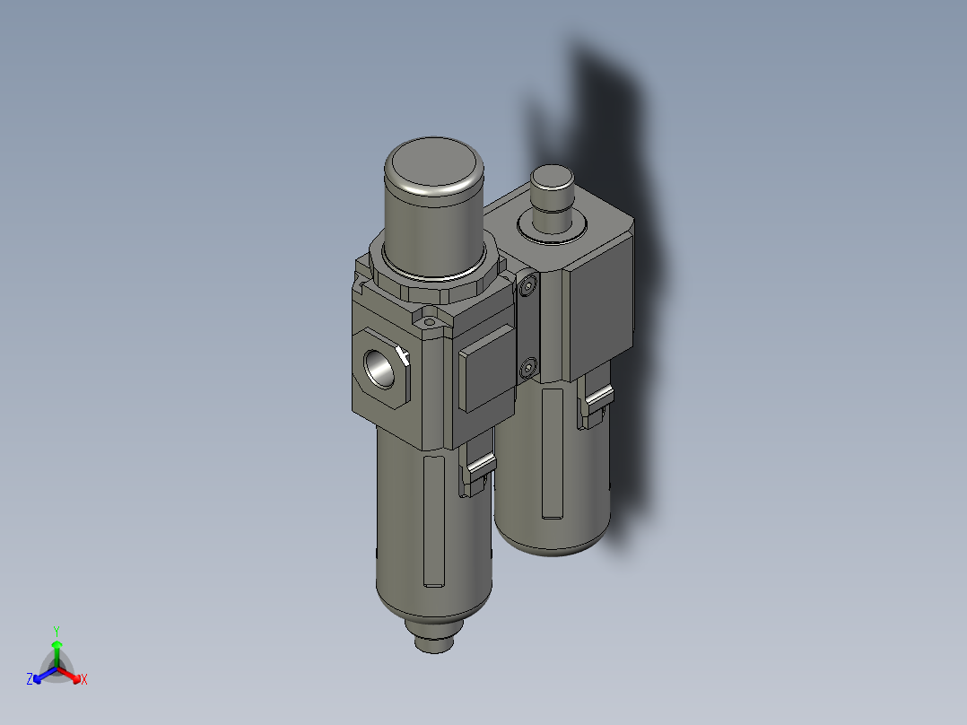 GFC30010F1-KH正等轴测图