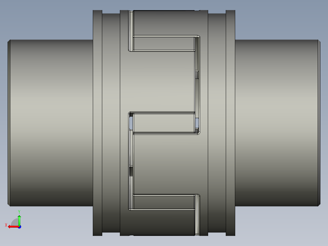 LYXL联轴器LYXL3后视图