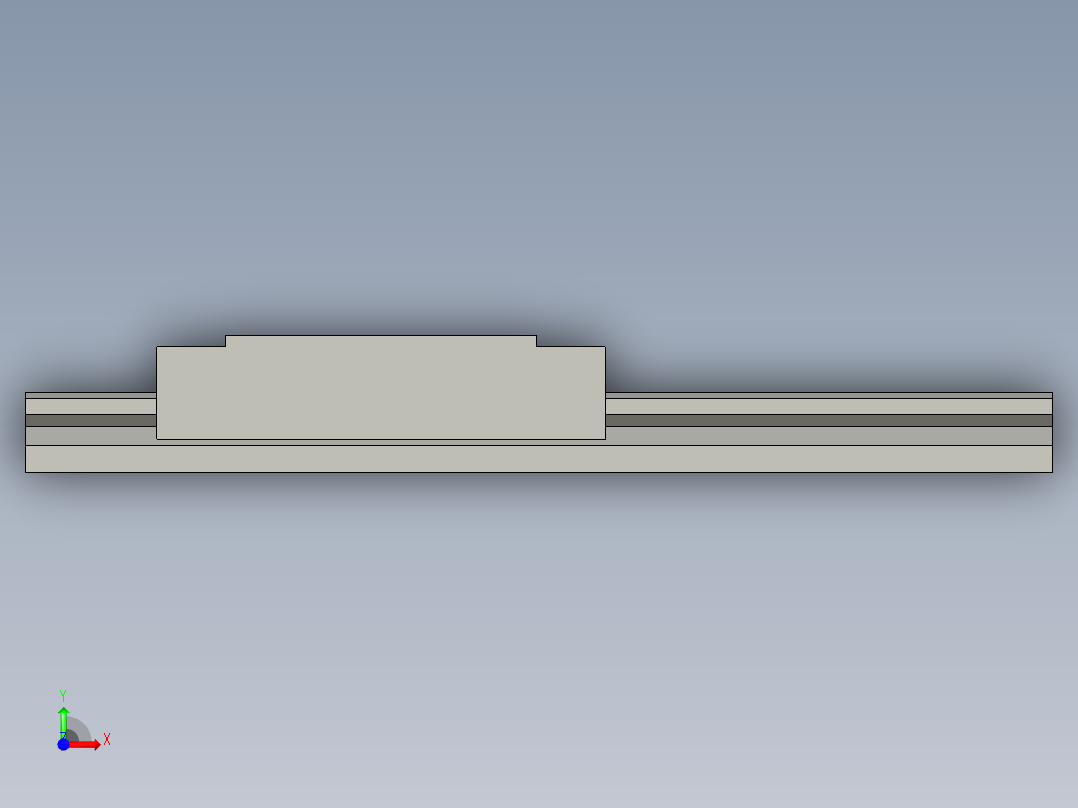 上银导轨MGW9C前视图