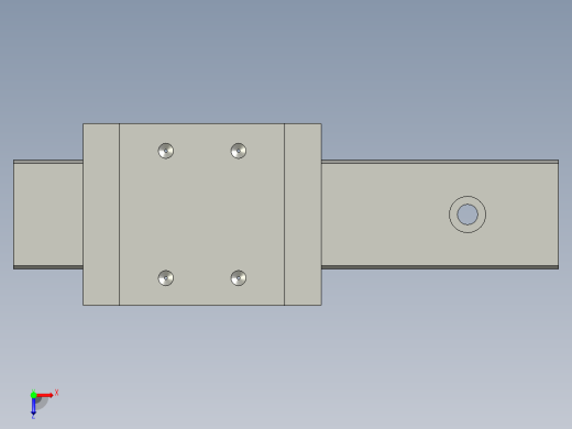 上银导轨MGW9C俯视缩略图