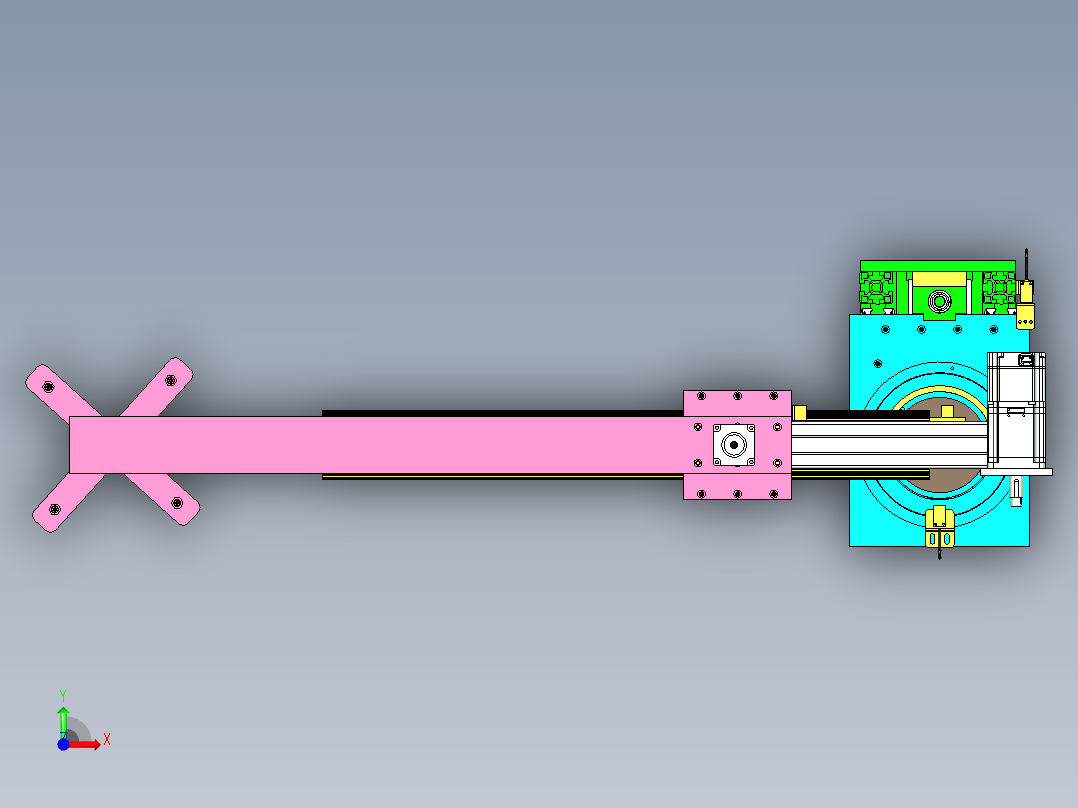 非标机械手设计前视图