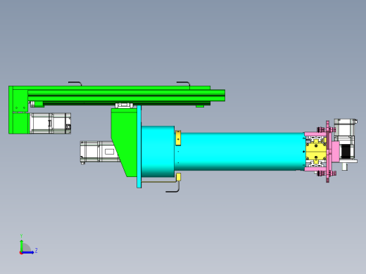 非标机械手设计左视缩略图