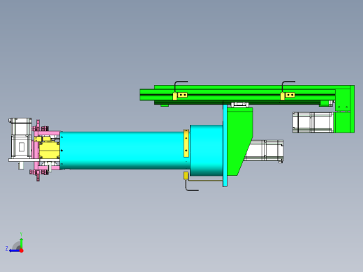 非标机械手设计右视缩略图