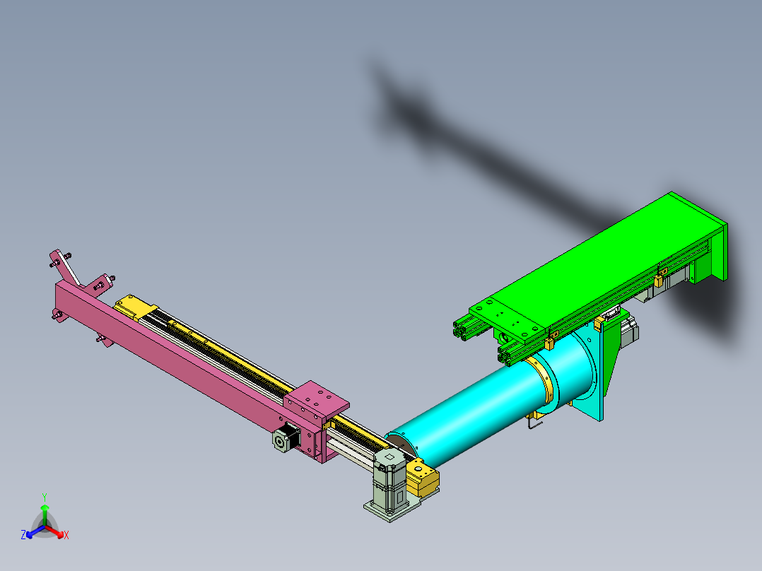 非标机械手设计正等轴测图