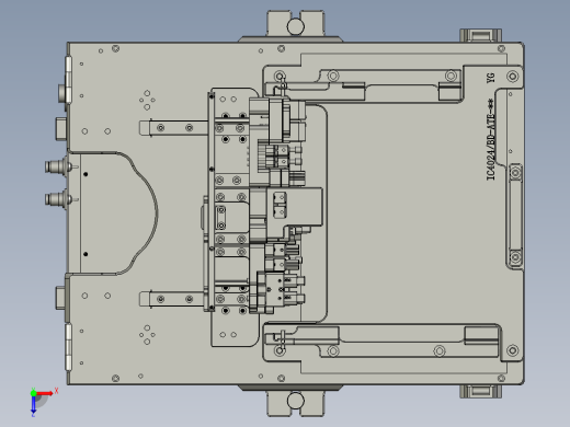 电机接口测试治具俯视缩略图