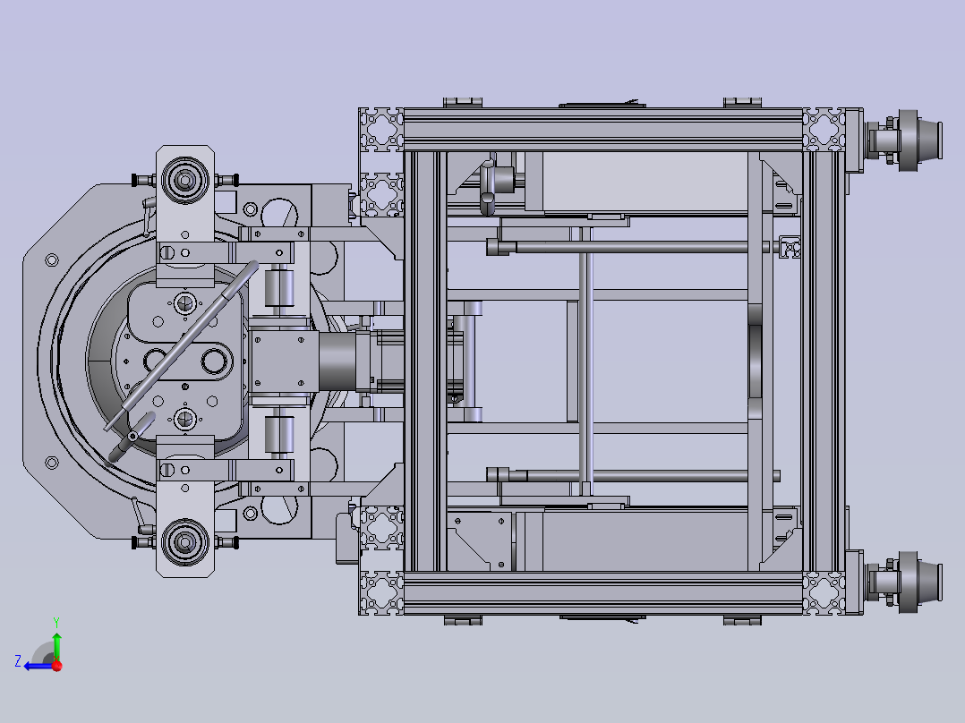 熔接设备step右视图