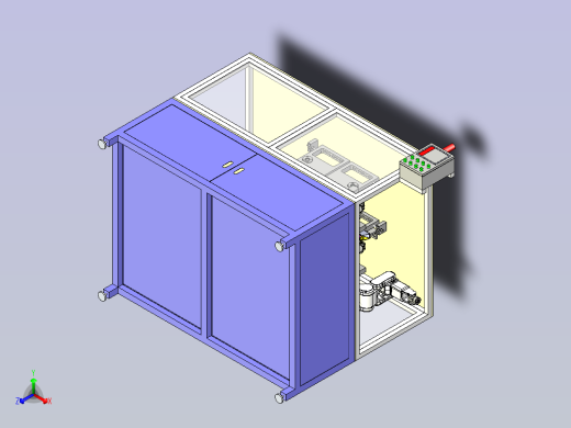 口罩绕带打钉切断设备3D图纸