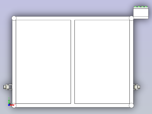 口罩绕带打钉切断设备3D图纸前视缩略图