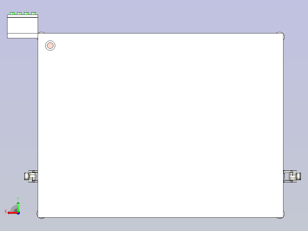 口罩绕带打钉切断设备3D图纸后视图