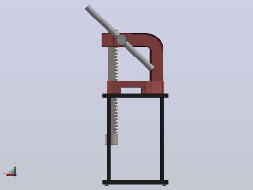 手动压力成型机press-machine-22-模型格式为 sw后视缩略图