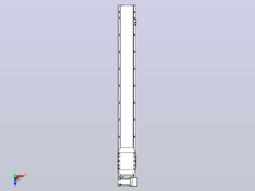 机器人皮带驱动直线轴TPA-GCB-150-P80-L1200-RU-M75-N3俯视缩略图