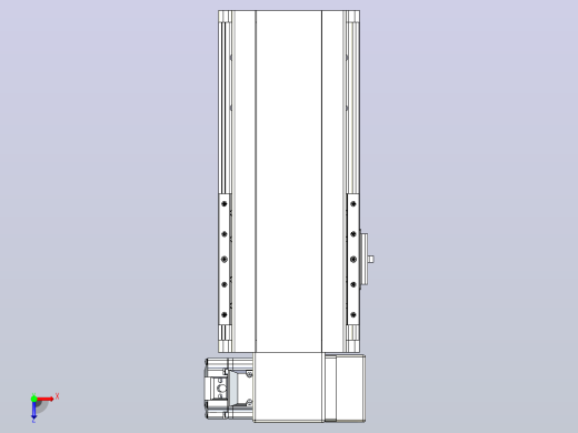 皮带直线轴半封闭可选导轨TPA-HNB-140D-120-L100-RP-Y-P40-N3俯视缩略图