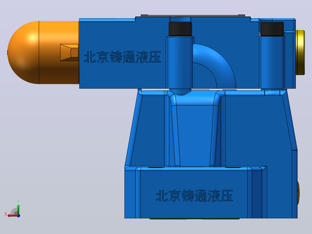 DZ10-2-M 先导式顺序阀后视图