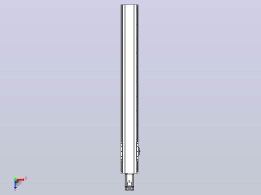 日规模组半封闭丝杆TPA-HNR-120D-1610C-L900-M-Y-P40-N3俯视缩略图