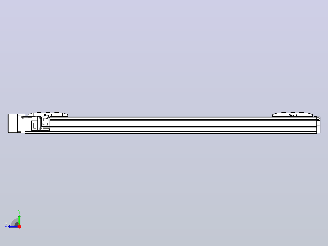 滚珠丝杠线性轴TPA-GCRS-50-1205C-L275-ML-M10-N3右视图