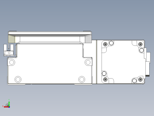 滚珠丝杠直线轴内置导轨TPA-GCR-120-1610C-L550-MR-M40-N3后视缩略图