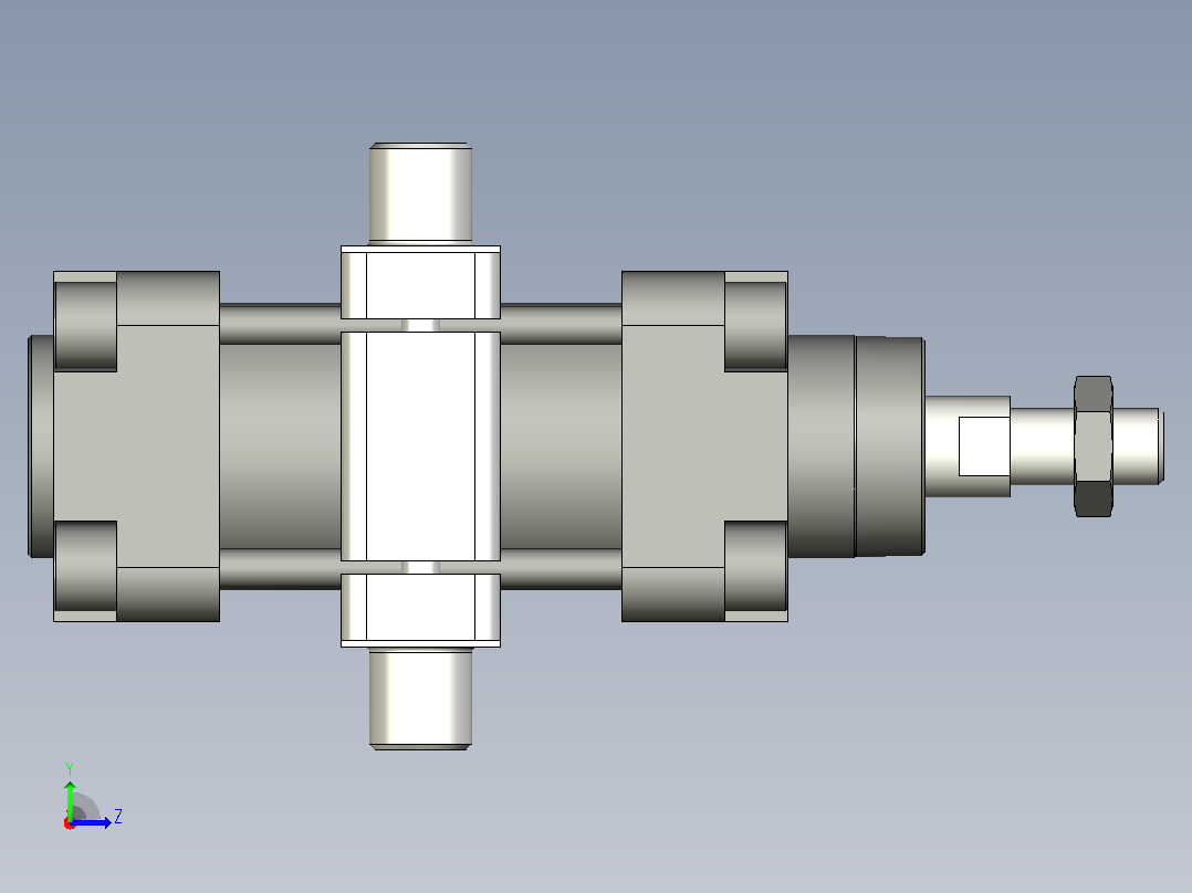 FESTO气缸DNGZK-40-10-PPV-A---_asm_5_87.5_左视图